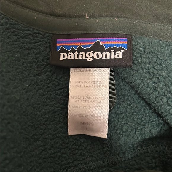 Patagonia Men's Zip-Up Green Better Sweater Size Large - Picture 7 of 8